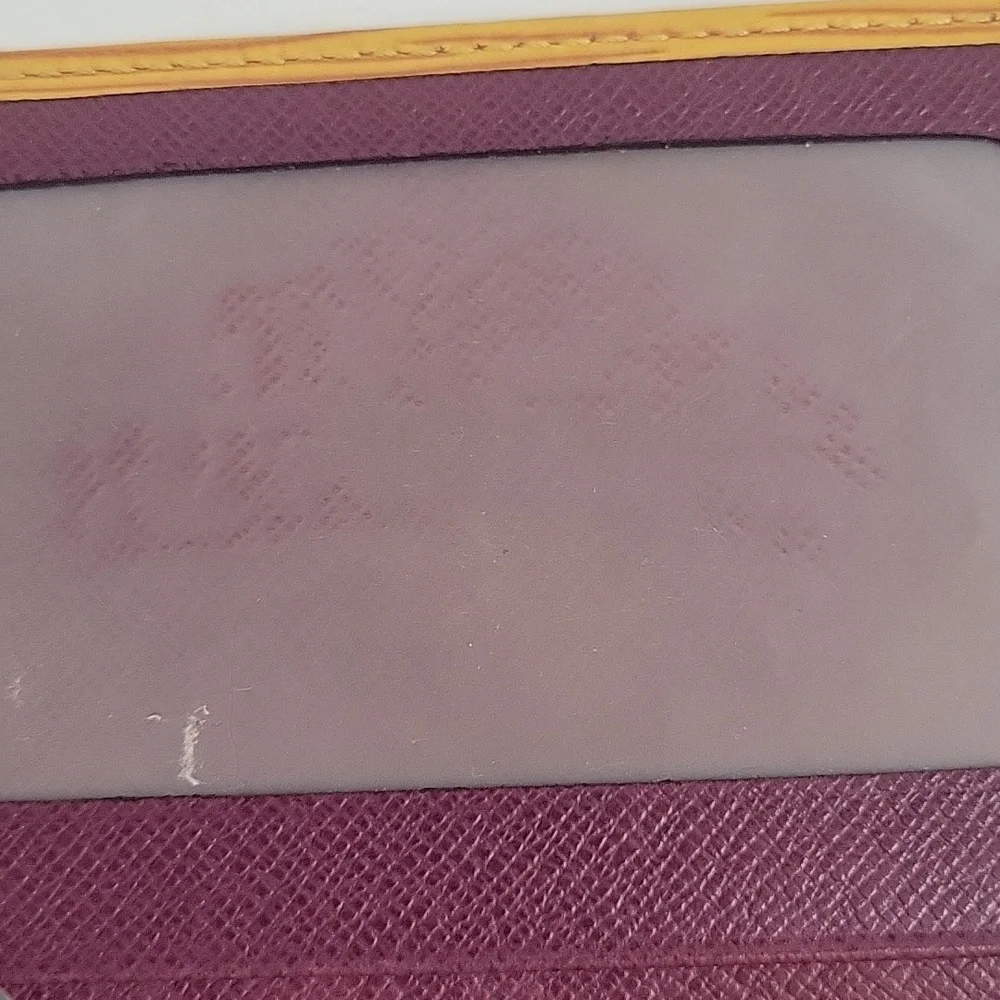 Louis Vuitton Card Holder in Mustard Yellow Epi Leather